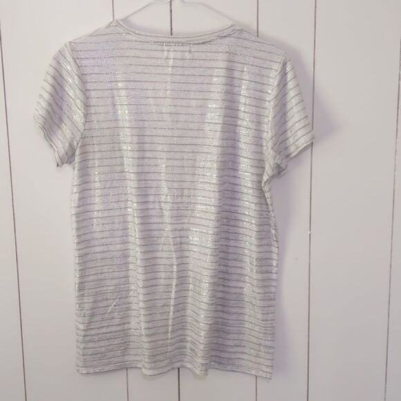 Gap Women's Linen Blend Shimmer Top M - Picture 5 of 5